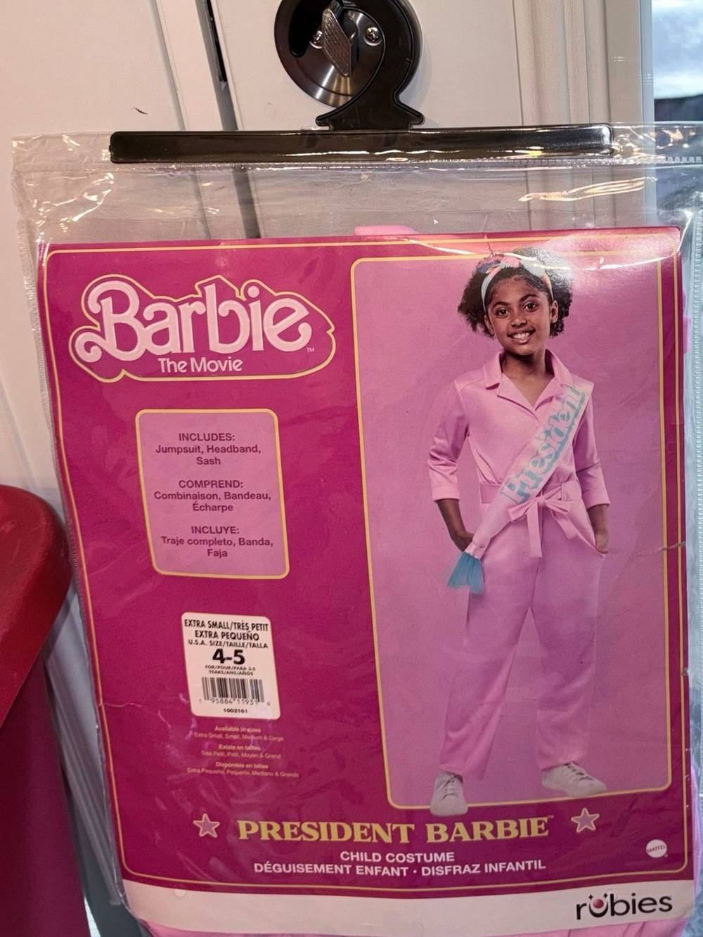 Rubies Barbie The Movie President Barbie Kids Costume Extra Small 4-5